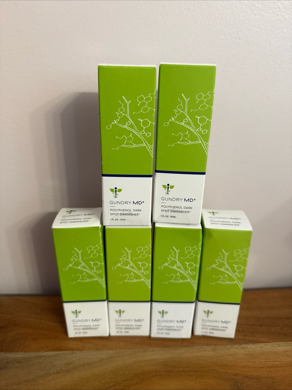 Gundry MD Polyphenol Dark Spot Diminisher Serum 1oz Lot Of 6